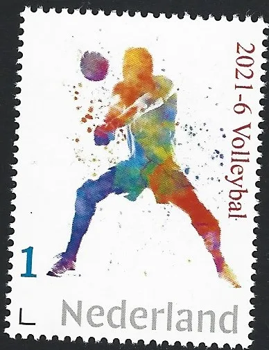Nederland 2021-6 Volleybal Volleybal postfris/mnh