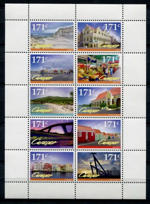 Curacao 94-103 Tourism 2012 MNH