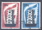 681-682 Europa-zegels 1956 gestempeld