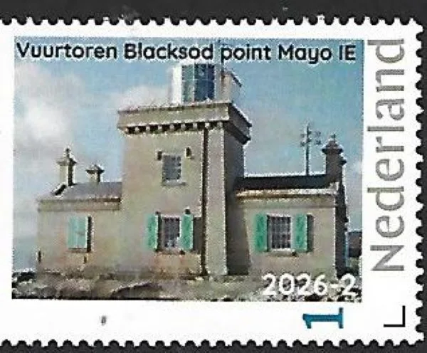 Nederland 2026-2 Vuurtoren Lighthouse; Blacksod point Ireland postfris/mnh