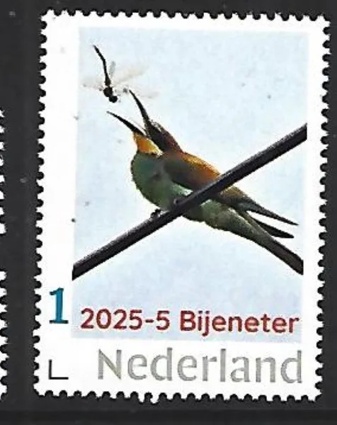 Netherlands 2025-5 Nature: Bee-eater MNH
