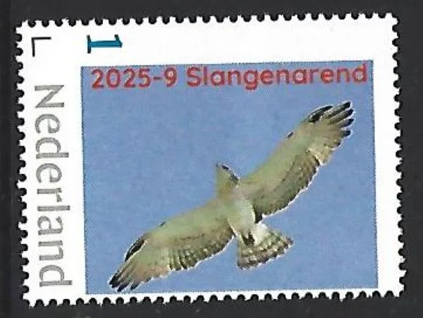 Netherlands 2025-9 Raptor: Snake Eagle MNH