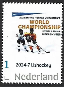 Netherlands 2024-7 Ice hockey Women World Championships Heerenveen MNH
