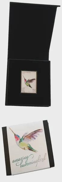 Caribisch Nederland St Eustatius 2020 Hummingbird special stamp with NFC technology in box postfris