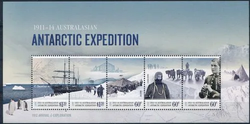 2012 expeditie 1911-1914 blok-m/s postfris-mnh