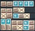 alle combinaties uit postzegelboekje 12