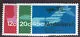 Nederland 909-911 Luchtvaart 1968 postfris/mnh