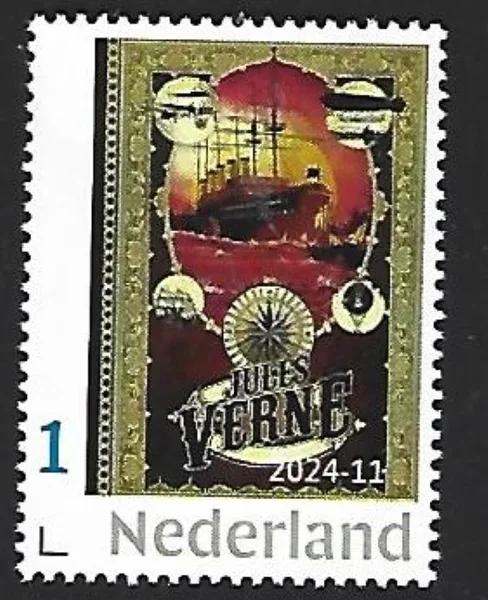 Nederland 2024-11 Jules Verne The Floating city ship postfris/mnh