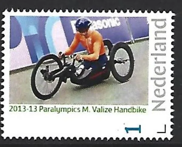 Netherlands 2024-13 Paralympics Mitch Valize handbike cycling time trial MNH