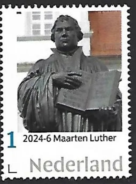 Netherlands 2024-6 Martin Luther Reformation statue Wittenberg MNH