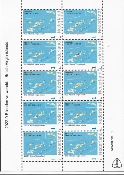 Netherlands 2022-9 Islands British Virgin Islands sheet MNH