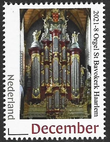 Niederlande 2021-8 Orgel St Bavokerk Haarlem postfrisch/mnh