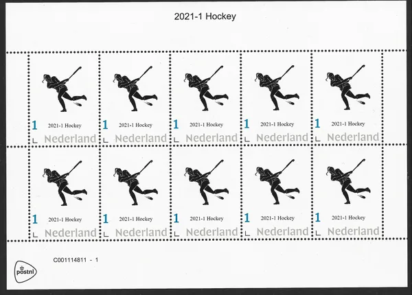Netherlands 2021-1 Hockey Field Hockey sheet MNH