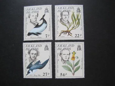 436-439 Falkland 1985 Natuuronderzoekers postfris/mnh