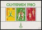 215 Olympic Games 1980 block MNH