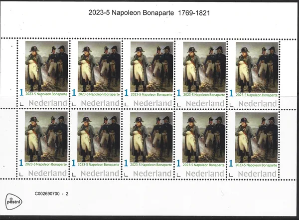 Nederland 2023-5 Napoleon Bonaparte vel-sheetlet postfris/mnh