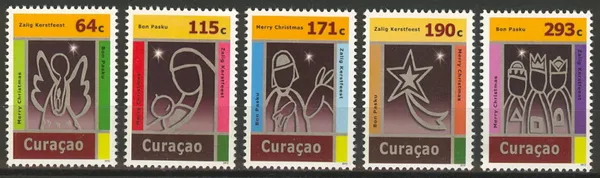 Curacao 107-111 kerstzegels 2012 postfris/mnh