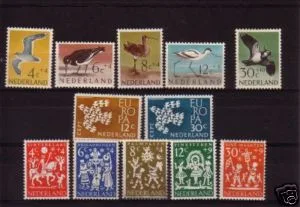 NETHERLANDS 1961 COMPLETE UNUSED