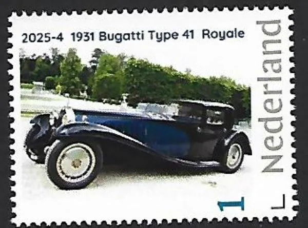 Netherlands 2025-4 Oldtimer Car: Bugatti type 41 Royale MNH