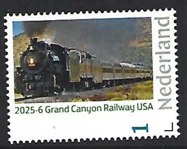 Netherlands 2025-6 Grand Canyon Railway Train MNH
