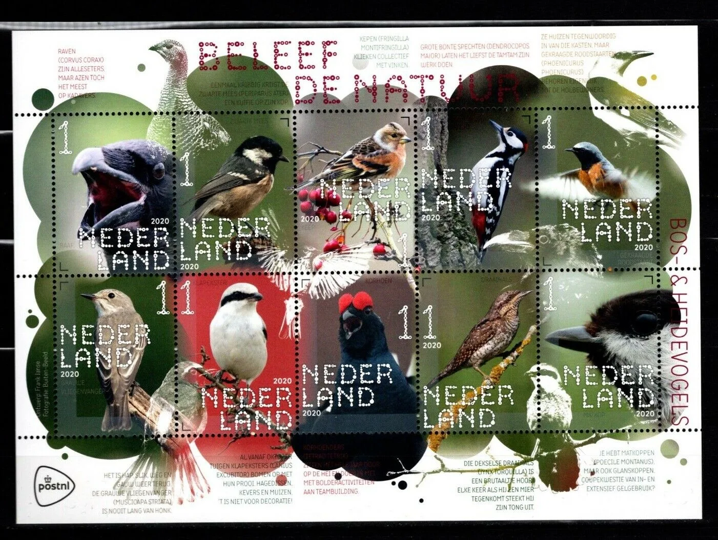 Niederlande 2020 Natur erleben 3865-3874 Blöckchen postfrisch