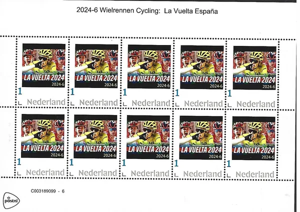 Netherlands 2024-6 Cycling Vuelta Espana sheetlet MNH