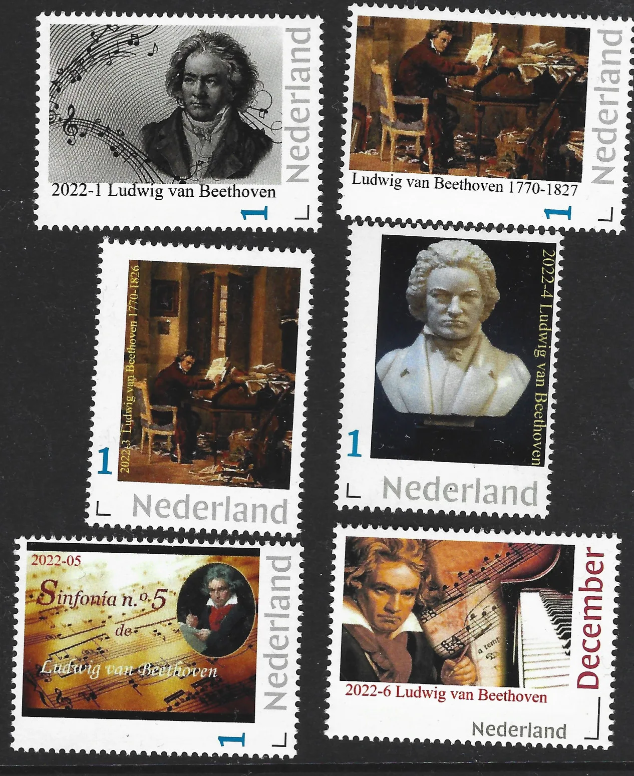 Niederland 2022 Ludwig van Beethoven Jahrbuch postfrisch/mnh
