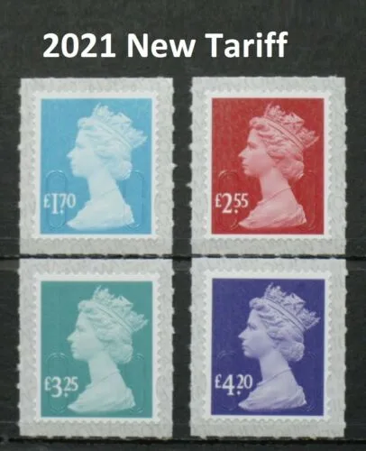 Großbritannien 2020 Freimachung Machins Nachdrucke postfrisch/mnh