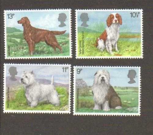 Grande-Bretagne 1979 chiens postfris/mnh