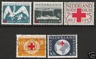 695-699 Rode Kruis - Red Cross 1957 gestempeld