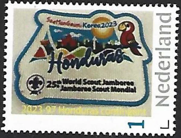 Nederland 2023-97 Scouting Jamboree SeaManGeum Honduras contingent postfris/mnh