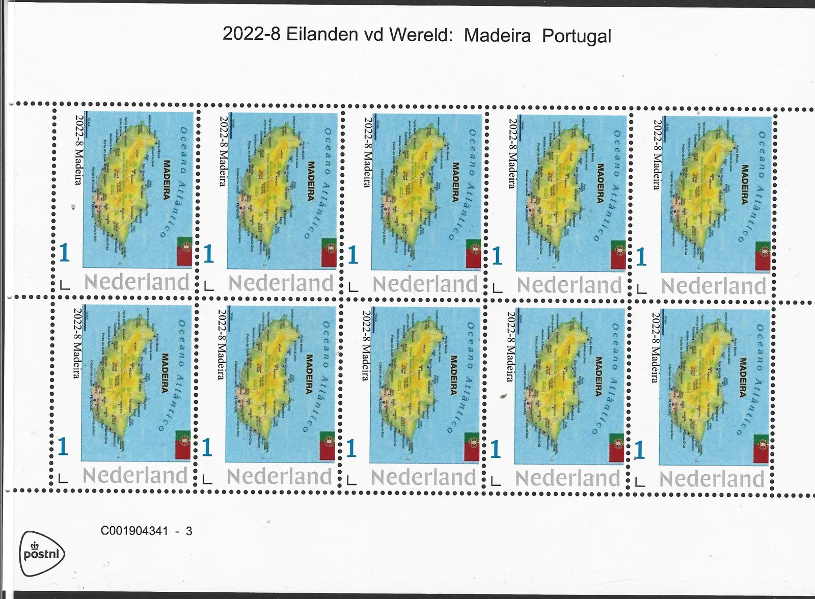 Niederlande 2022-8 Inseln – Madeira Markenheft postfrisch/mnh