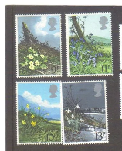 Great Britain 1979 bloemen - flowers postfris/mnh
