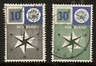 700-701 Europa stamps 1957 used