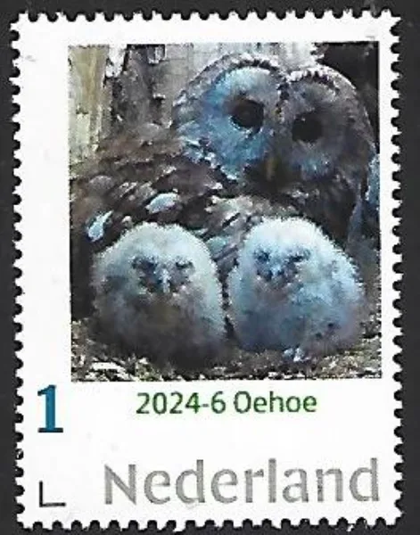 Netherlands 2024-6 Owls Eurasian Eagle Owl MNH