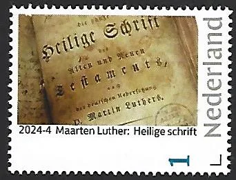 Nederland 2024-4 Maarten Luther: Heilige schrift postfris/mnh