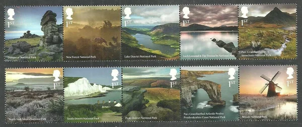 Gr. Britain 2021 National parks postfris-mnh