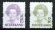 Nederland 1581-1582 Frankeer Beatrix fl 7,50 en fl 10,00 1993-1994 postfris/mnh