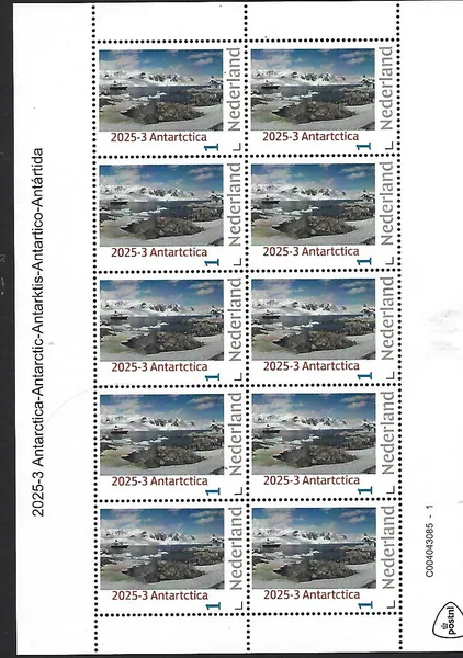 Nederland 2025-3 Antarctica: Antarctic- ship sheetlet postfris/mnh