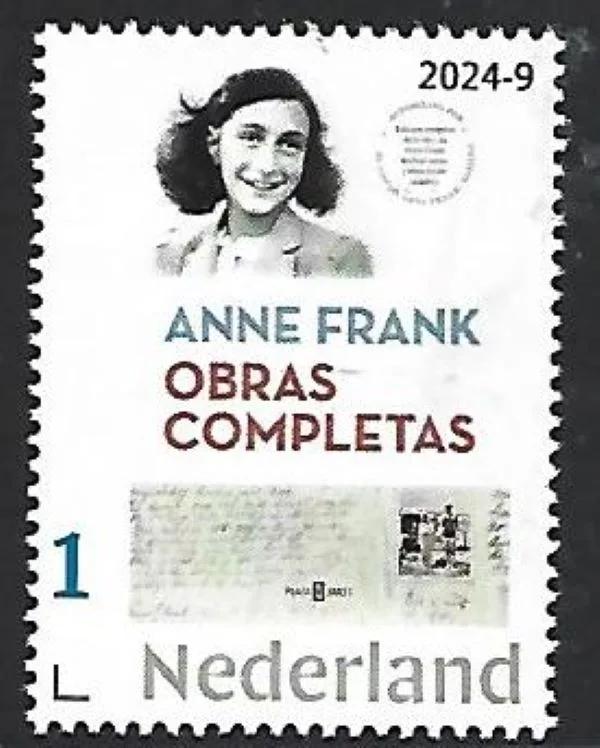 Nederland 2024-9 Anne Frank WWII 1929-1945 Diary Spanish postfris/mnh