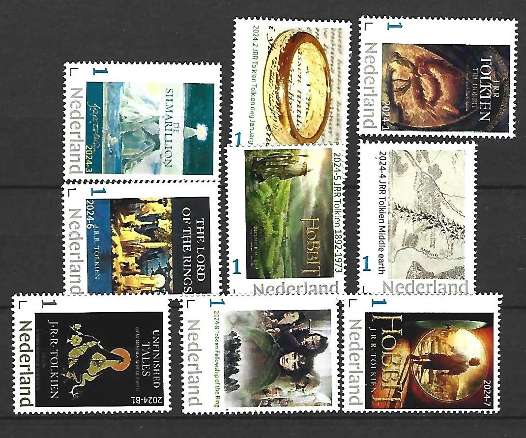 Netherlands 2024 JRR Tolkien: Yearset complete !! MNH