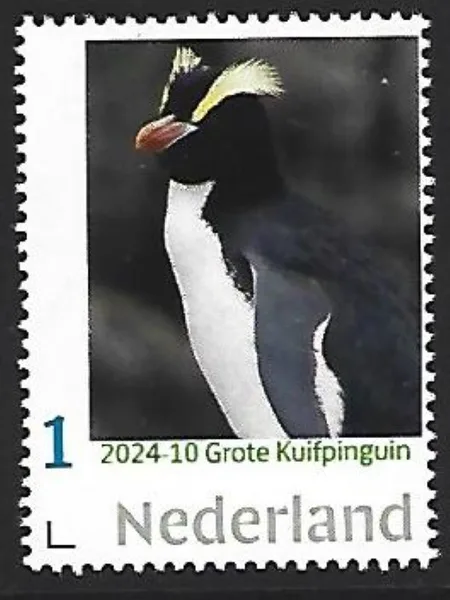 Nederland 2023-10 Pinguin penguin: Gote Kuifpinguin Snares penguin postfris/mnh