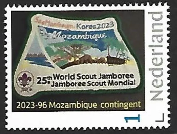 Nederland 2023-96 Scouting Jamboree SeaManGeum Mozambique cont. postfris/mnh