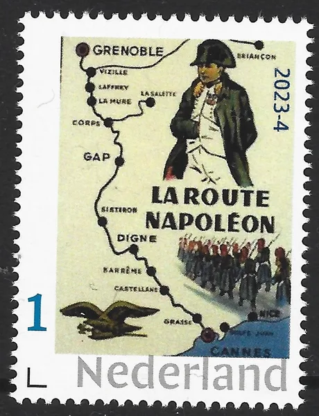 Ņederland 2023-4 Napoleon Bonaparte: La Route Napoleon postfris/mnh