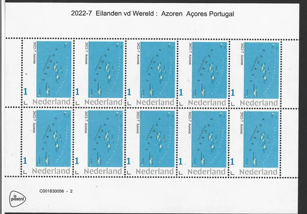 Nederland 2022-7 Eilanden - Islands Azoren Acores vel-sheetlet postfris/mnh