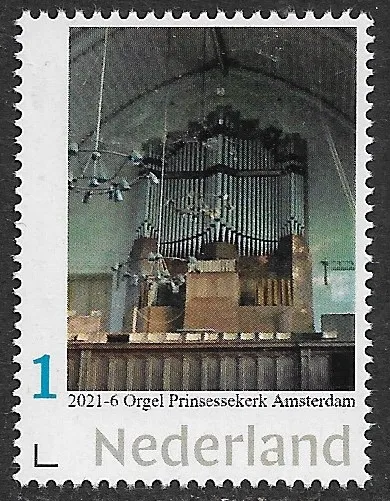 Netherlands 2021-6 Organ: Steinmayer Princess Church Amsterdam MNH