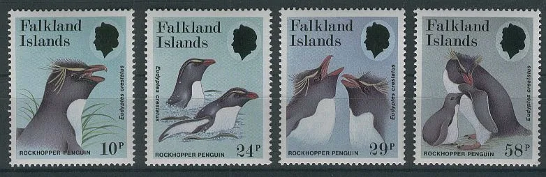 453-456 Falkland 1986 Pinguins - penguin postfris/mnh
