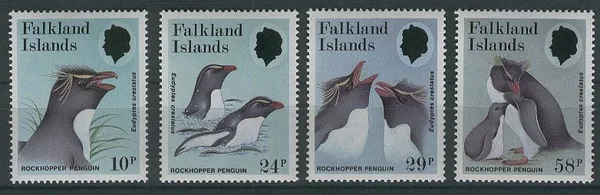 453-456 Falkland 1986 Pinguins - penguin postfris/mnh