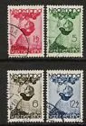 279-282 Kinderzegels 1935 gestempeld