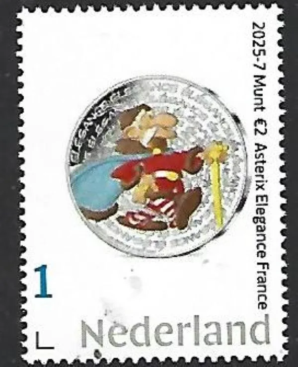 Netherlands 2025-7 Coin Asterix Elegance france MNH